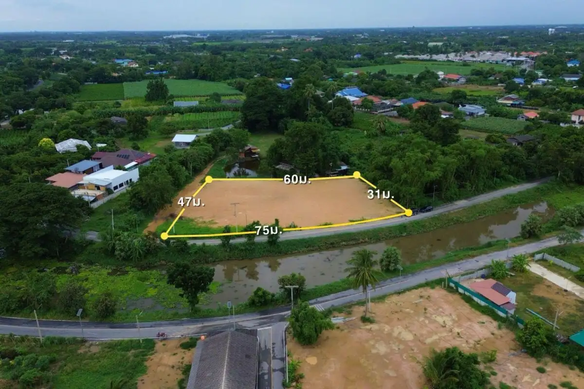 ขายที่ดิน 700 ตร.วา วังตะกู นครปฐม ถมแล้ว ติดถนน หน้ากว้าง 75 ม. ราคา 9.1 ล้าน