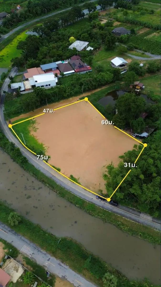 ขายที่ดิน 700 ตร.วา วังตะกู นครปฐม ถมแล้ว ติดถนน หน้ากว้าง 75 ม. ราคา 9.1 ล้าน